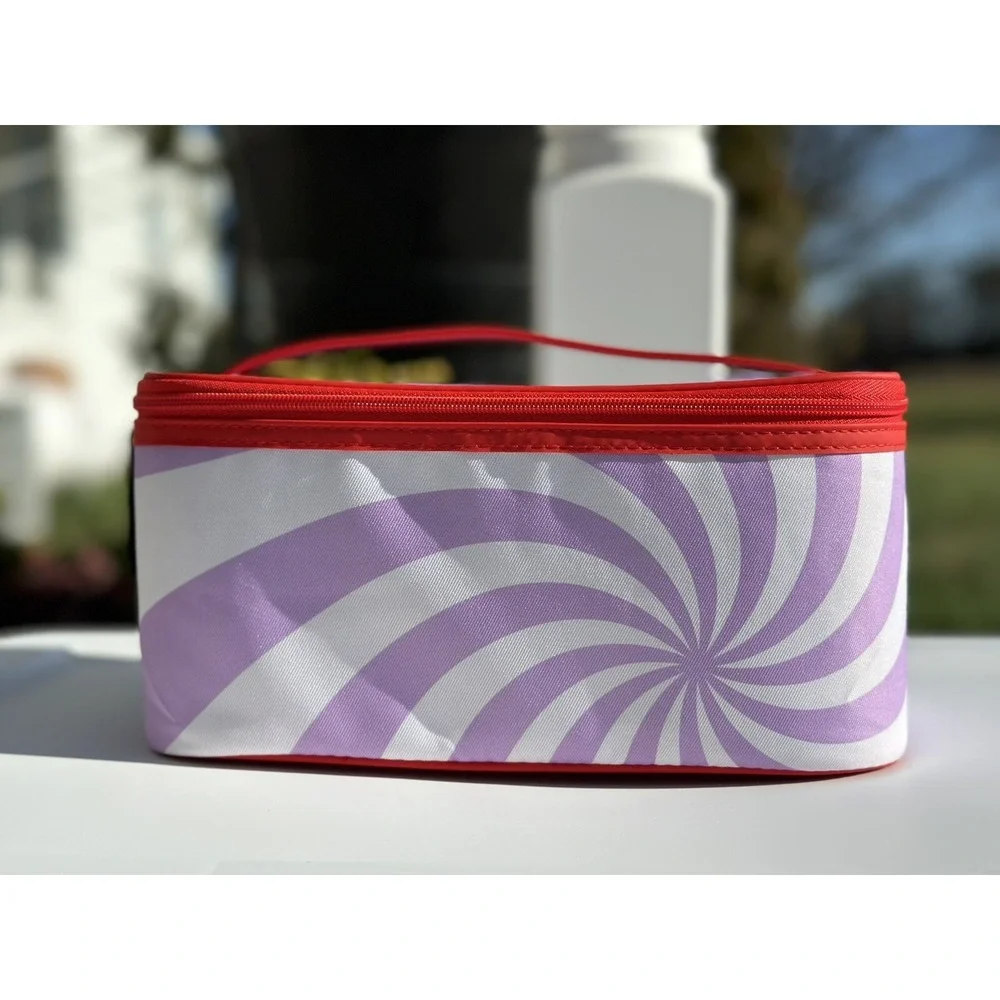 NEW Clinique Skincare Makeup Beauty Cosmetic‎ Train Case Travel Empty Bag